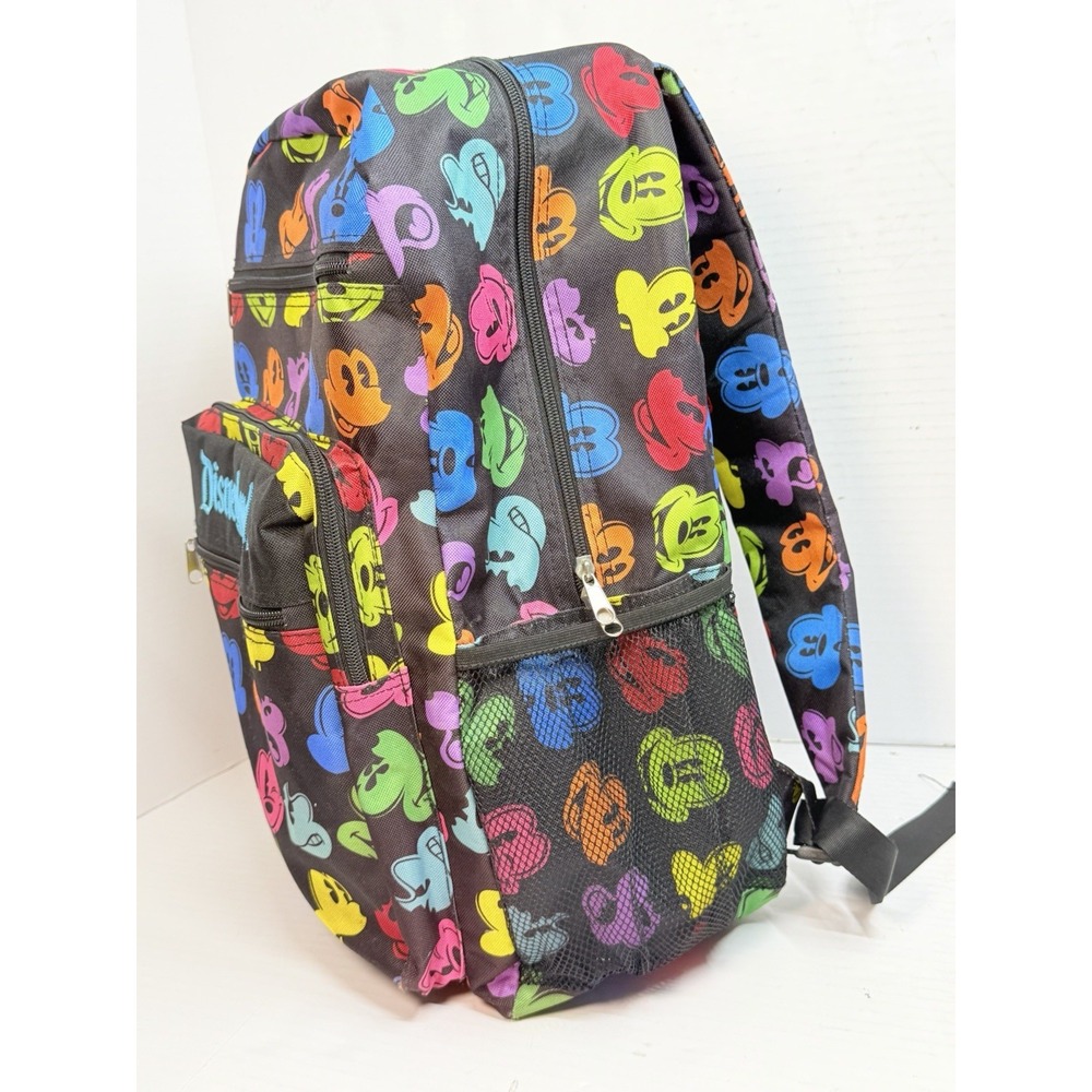 Disney Parks Disneyland‎ Resort Mickey Friends Backpack Multicolor 17" Bag